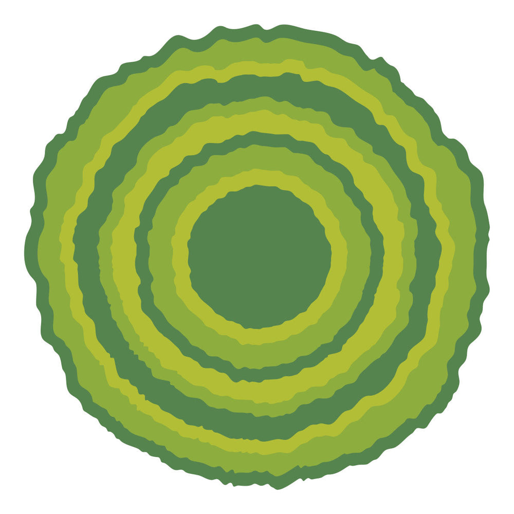 Ripped Edge Circles Etched Dies by Lisa Horton