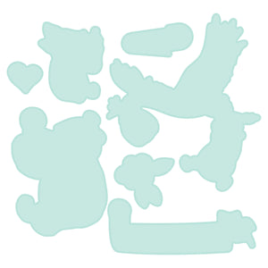 Hello Baby Coordinating Etched Dies with Simple Stories