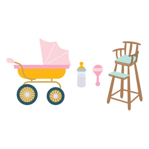 Baby Accessories Etched Dies with Simple Stories