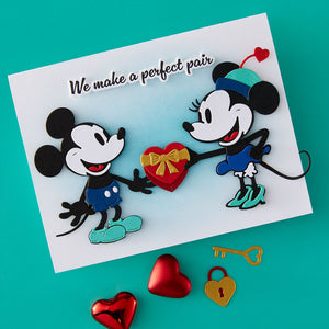 Classic Mouse Love Sentiments Press + Foil Plate & Die Set