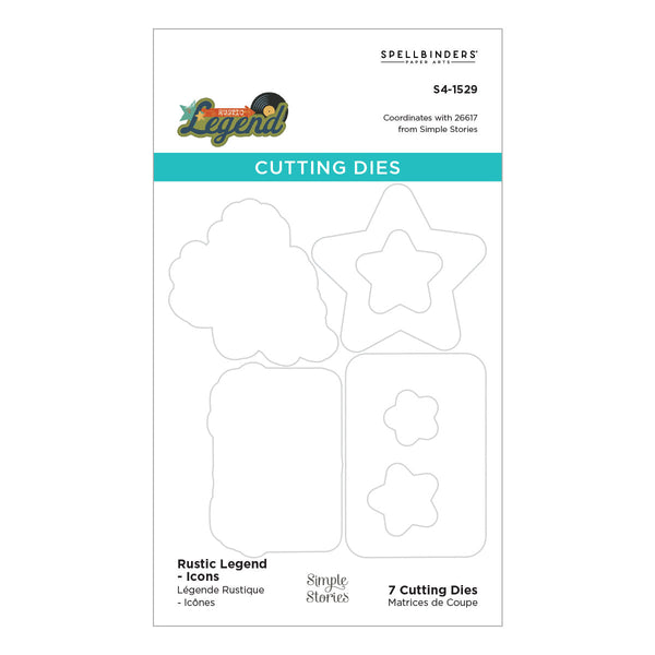 Rustic Legend Icons Stamp & Die Bundle with Simple Stories