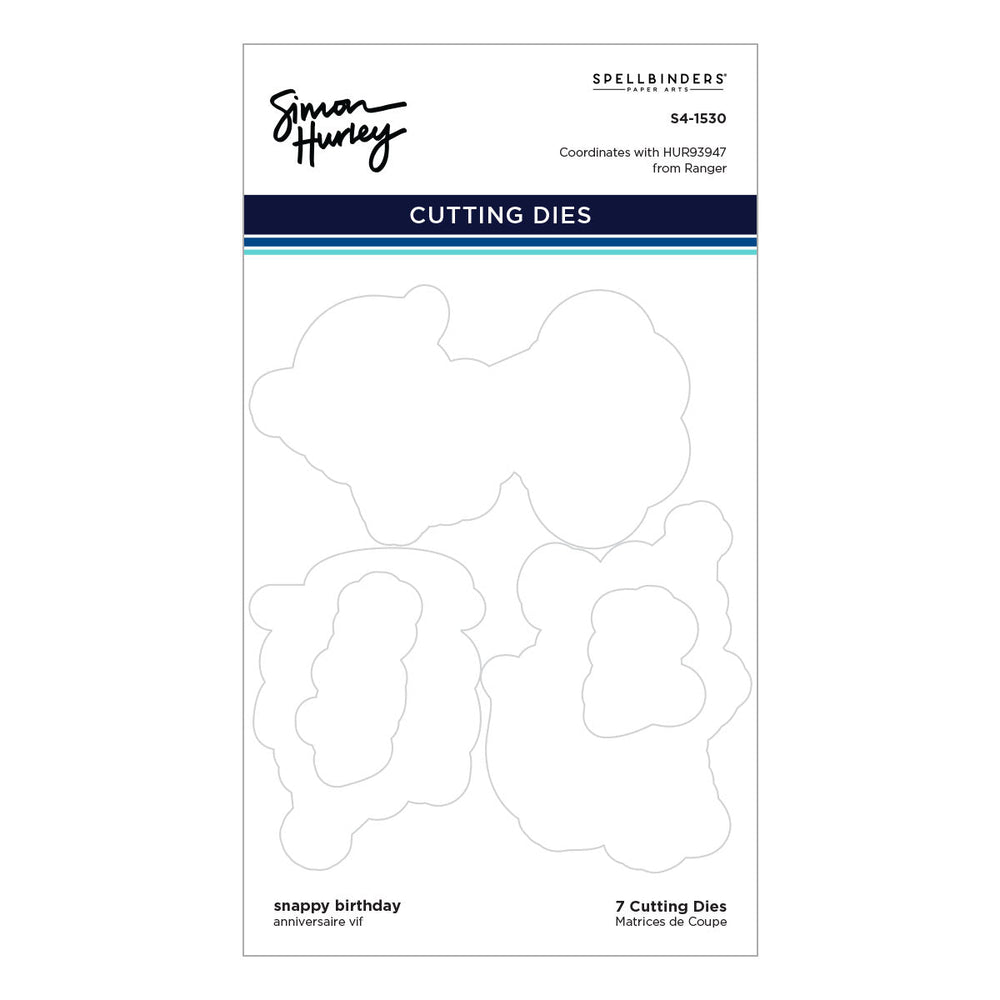 Snappy Birthday Stamp & Die Bundle by Simon Hurley
