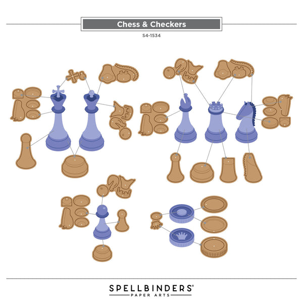 Chess & Checkers Etched Dies