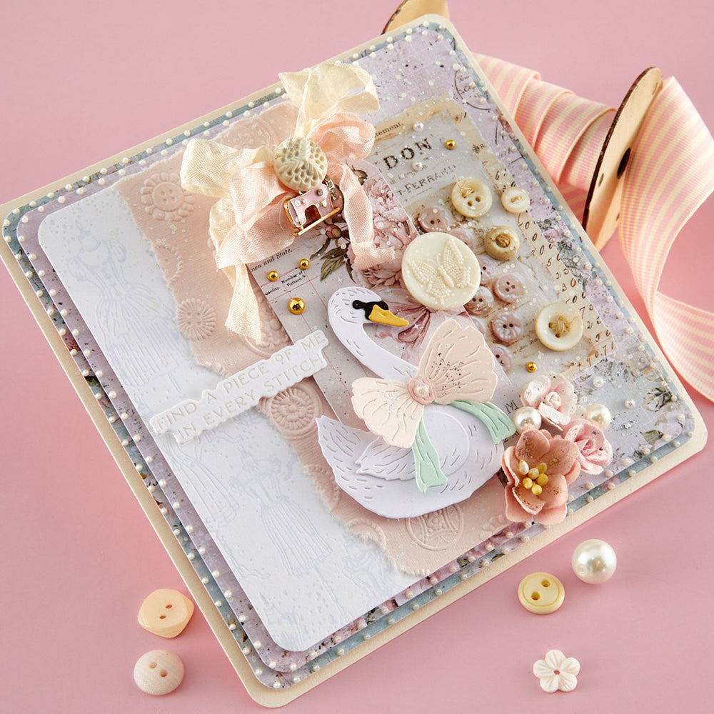 Haberdashery Buttons 3D Embossing Folder by Frank Garcia