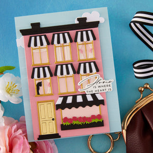 Welcome Home Sentiments Press + Foil Plate & Die Set by Yana Smakula