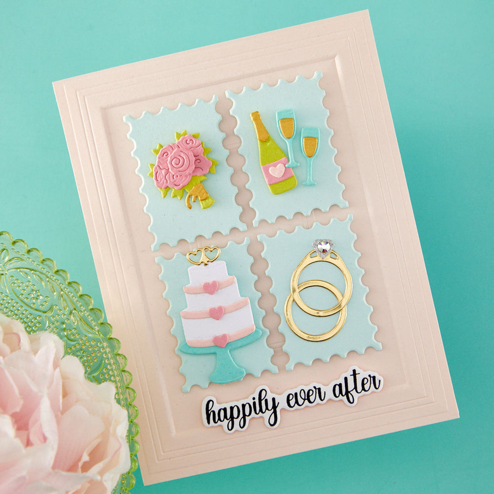 Classic Mouse Wedding Accessories Etched Dies