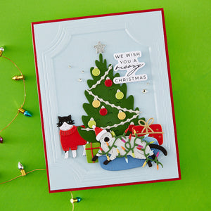 Christmas Cats Etched Dies by Yana Smakula