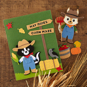 Harvest Days Etched Dies by Allison Frazier