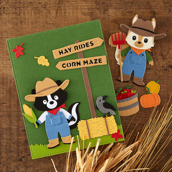 Harvest Days Etched Dies by Allison Frazier