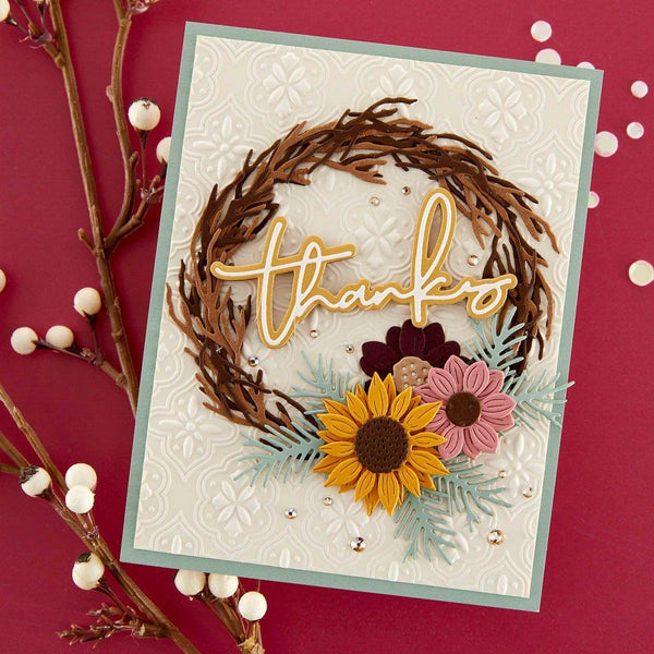 Build-A-Wreath Etched Dies by Suzanne Hue