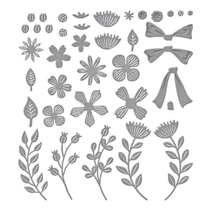 Garden Wreath Add-Ons Etched Dies by Suzanne Hue