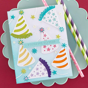Birthday Wreath Add-Ons Etched Dies by Suzanne Hue