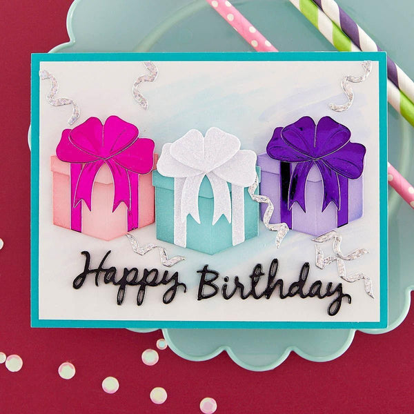 Birthday Wreath Add-Ons Etched Dies by Suzanne Hue