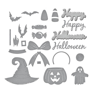 Halloween Wreath Add-Ons Etched Dies by Suzanne Hue