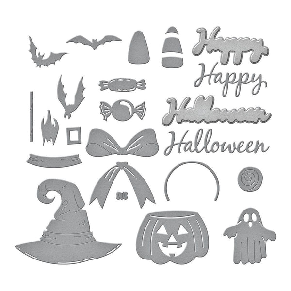Halloween Wreath Add-Ons Etched Dies by Suzanne Hue