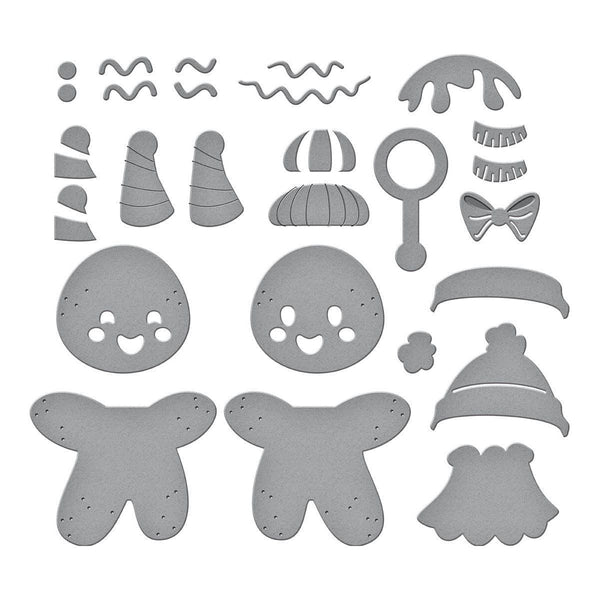 Dancin' Gingerbread Etched Dies