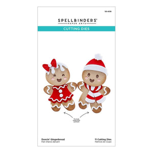 Dancin' Gingerbread Etched Dies