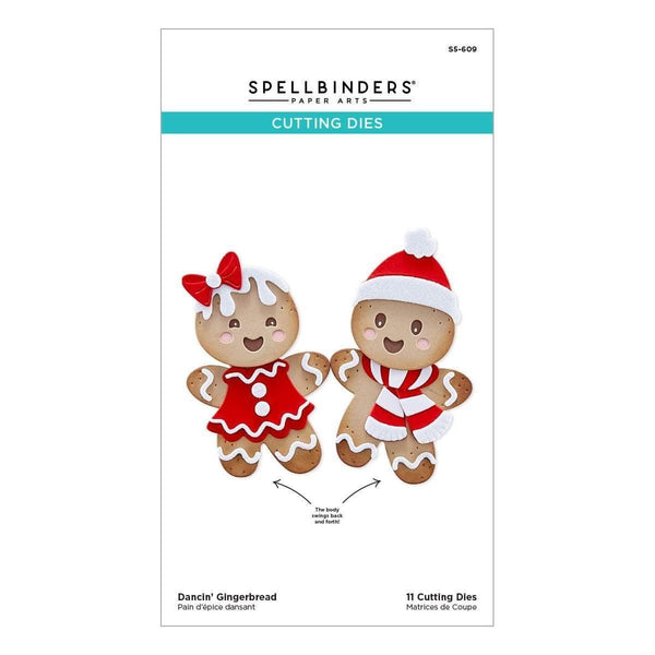 Dancin' Gingerbread Etched Dies