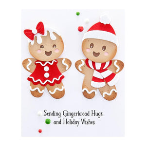 Dancin' Gingerbread Etched Dies