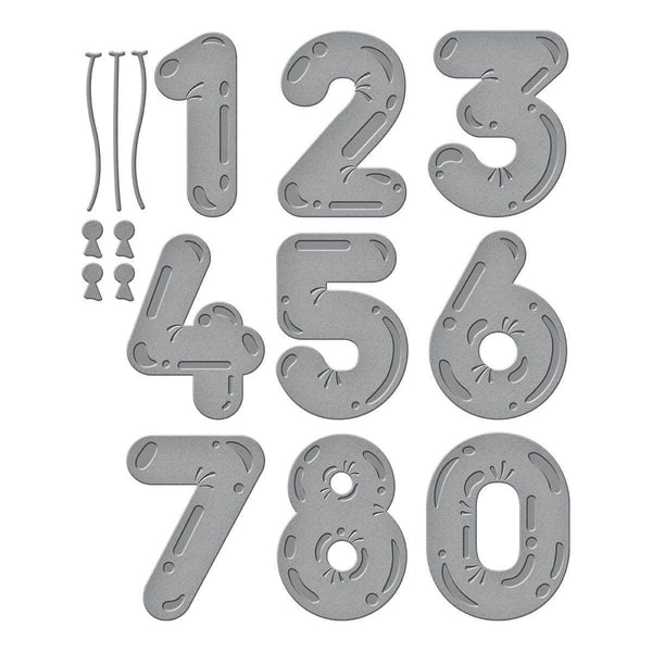 Birthday Balloons Etched Dies