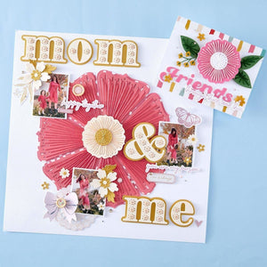 Friends Sentiments Press Plate & Die Set from the Storytelling by Spellbinders Scrapbooking Collection