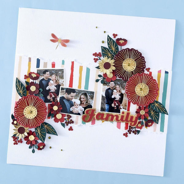 Family Etched Dies from the Storytelling by Spellbinders Scrapbooking Collection