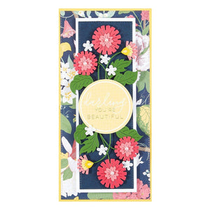 Floral Spray Etched Dies