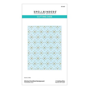 Stitched Starfilled Background Etched Dies from the Stitched Bright Collection