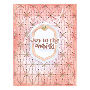 Stitched Starfilled Background Etched Dies from the Stitched Bright Collection