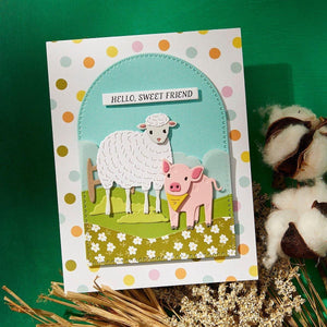 Counting Sheep Clear Stamp & Die Set