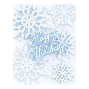 Layering Snowflakes Etched Dies by Simon Hurley