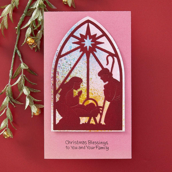 Christmas Blessings Sentiments Clear Stamp Set  by Stampendous