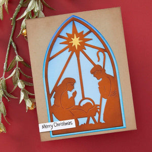 Christmas Morn Nativity Etched Dies by Stampendous