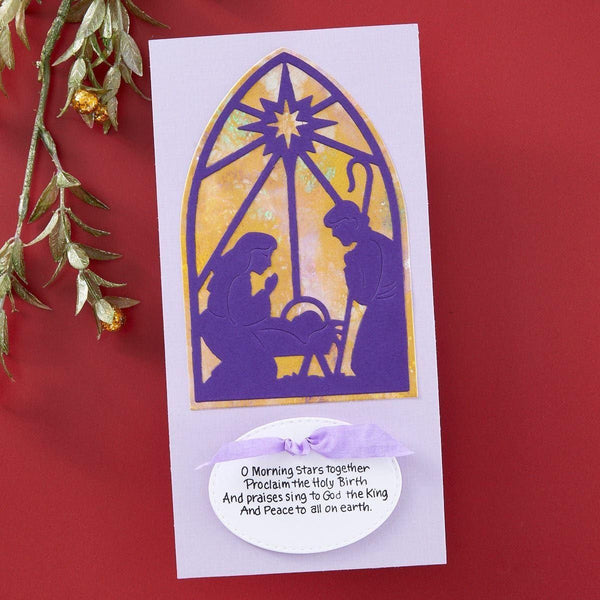 Christmas Morn Nativity Etched Dies by Stampendous