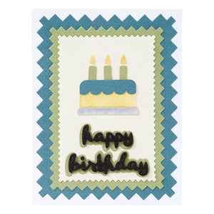 Pinking Edge Birthday Add-Ons Etched Dies by Wendy Vecchi