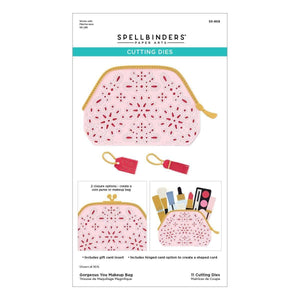 Gorgeous You Makeup Bag Etched Dies