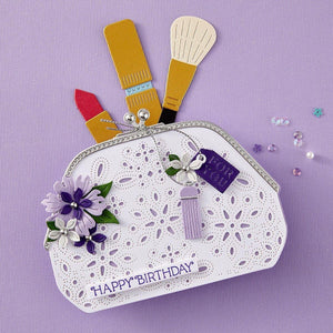 Gorgeous You Makeup Bag Etched Dies