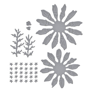 Painted Daisy and Ladybugs Etched Dies by Susan Tierney-Cockburn