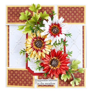 Painted Daisy and Ladybugs Etched Dies by Susan Tierney-Cockburn