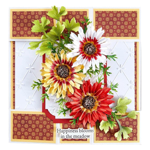 Painted Daisy and Ladybugs Etched Dies by Susan Tierney-Cockburn