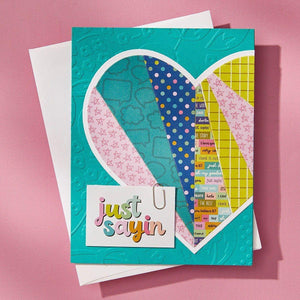 Just Sayin' 6" x 6" Printed Paper Pack from the Just Sayin' Collection by Kelly Bangs