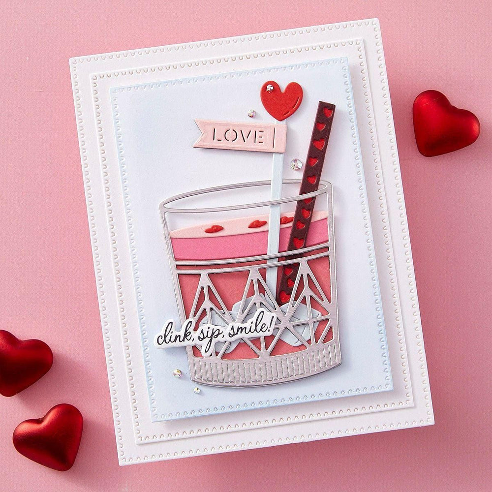 Love on the Rocks Etched Dies