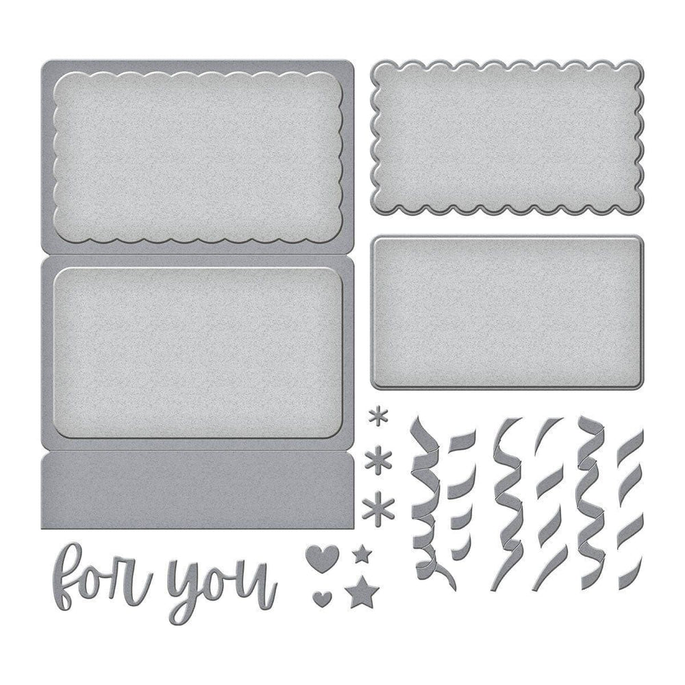 Treat Yourself Gift Card Holder Etched Dies from the Bougie Birthday Collection by Nina Boettcher