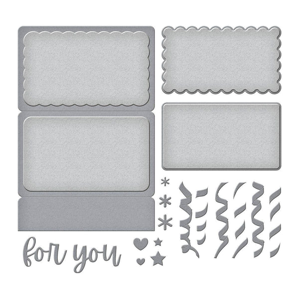 Treat Yourself Gift Card Holder Etched Dies from the Bougie Birthday Collection by Nina Boettcher