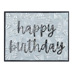 Birthday Cheers Etched Dies from the Bougie Birthday Collection by Nina Boettcher