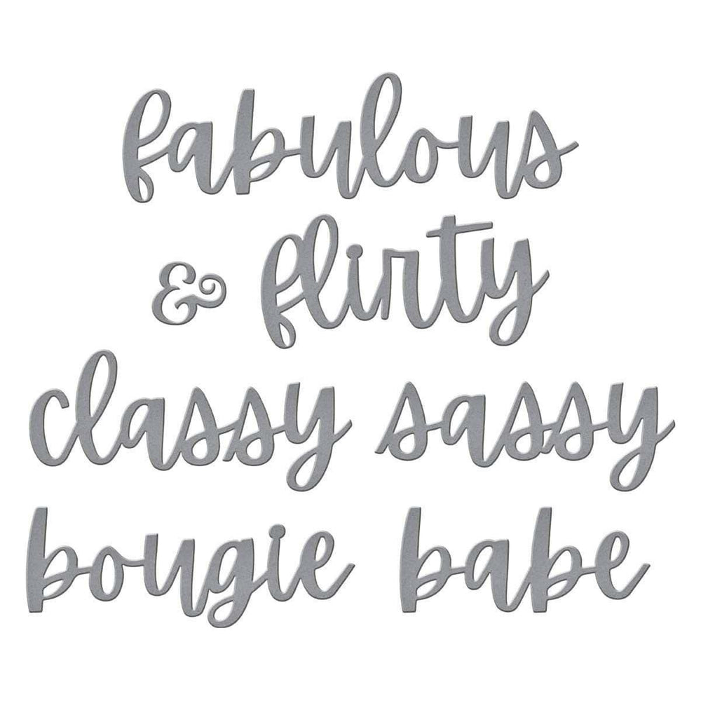 Fabulous Birthday Etched Dies from the Bougie Birthday Collection by Nina Boettcher