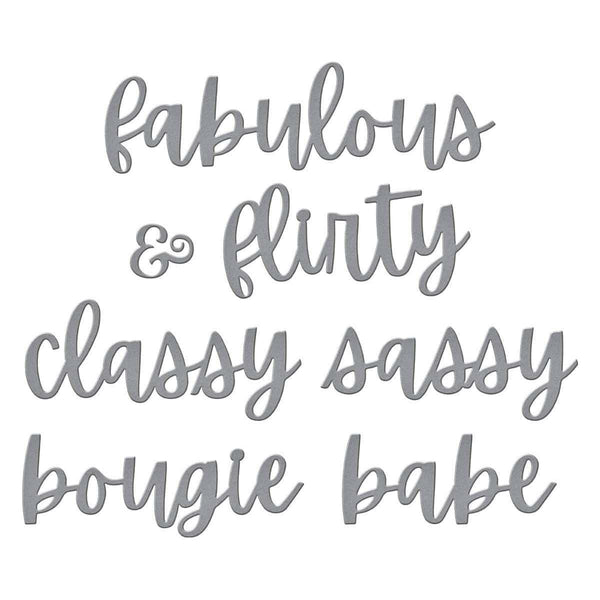 Fabulous Birthday Etched Dies from the Bougie Birthday Collection by Nina Boettcher