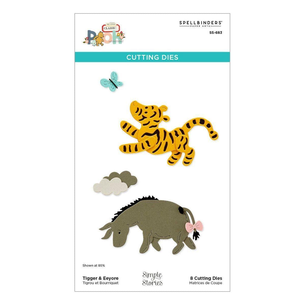 Tigger & Eeyore Etched Dies in Collaboration with Simple Stories
