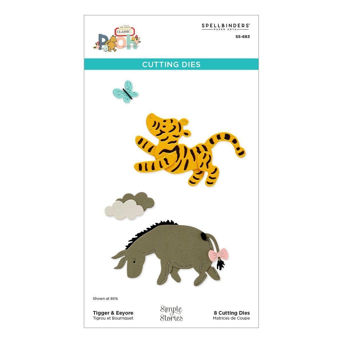 Tigger & Eeyore Etched Dies in Collaboration with Simple Stories