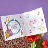 Musical Notes & Stave Pop-Up Etched Dies by Bibi Cameron